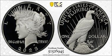 2023-S $1 Peace Dollar PR69DCAM