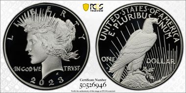 2023-S $1 Peace Dollar PR70DCAM