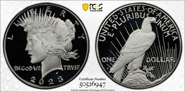 2023-S $1 Peace Dollar PR70DCAM