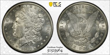 1880-S $1 MS62