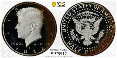 2022-S 50C Silver PR69DCAM