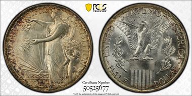 1915-S 50C Panama-Pacific MS65