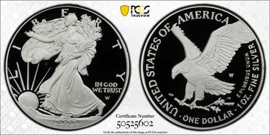 2023-W $1 Silver Eagle PR70DCAM