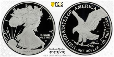 2023-S $1 Silver Eagle PR70DCAM