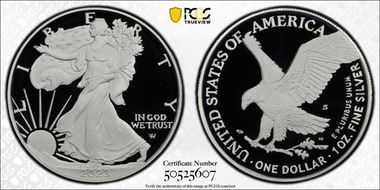 2023-S $1 Silver Eagle PR70DCAM