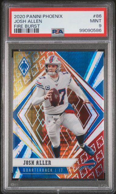 2020 Panini Phoenix FIRE BURST #86 Josh Allen front