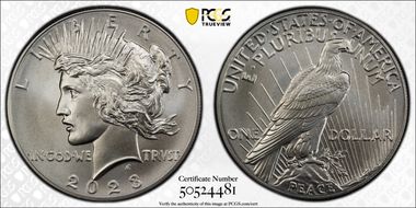 2023 $1 Peace Dollar First Strike MS70