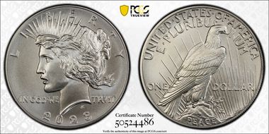 2023 $1 Peace Dollar First Strike MS69