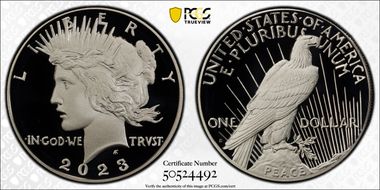 2023-S $1 Peace Dollar First Strike PR70DCAM