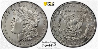 2023 $1 Morgan Dollar First Strike MS70