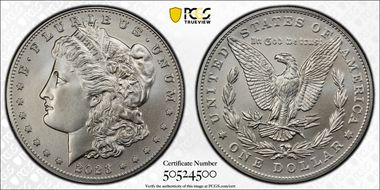 2023 $1 Morgan Dollar First Strike MS70