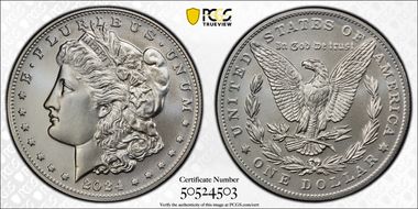 2024 $1 Morgan Dollar First Strike MS70