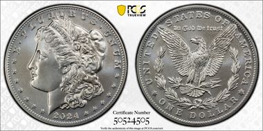 2024 $1 Morgan Dollar First Strike MS70