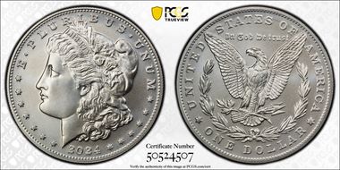 2024 $1 Morgan Dollar First Strike MS69