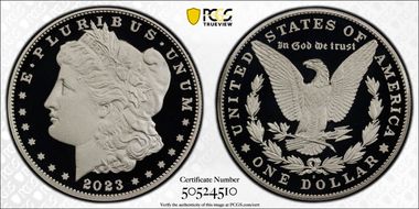 2023-S $1 Morgan Dollar First Strike PR70DCAM