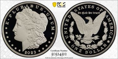 2023-S $1 Morgan Dollar First Strike PR70DCAM