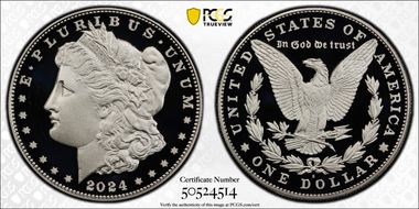 2024-S $1 Morgan Dollar First Strike PR69DCAM