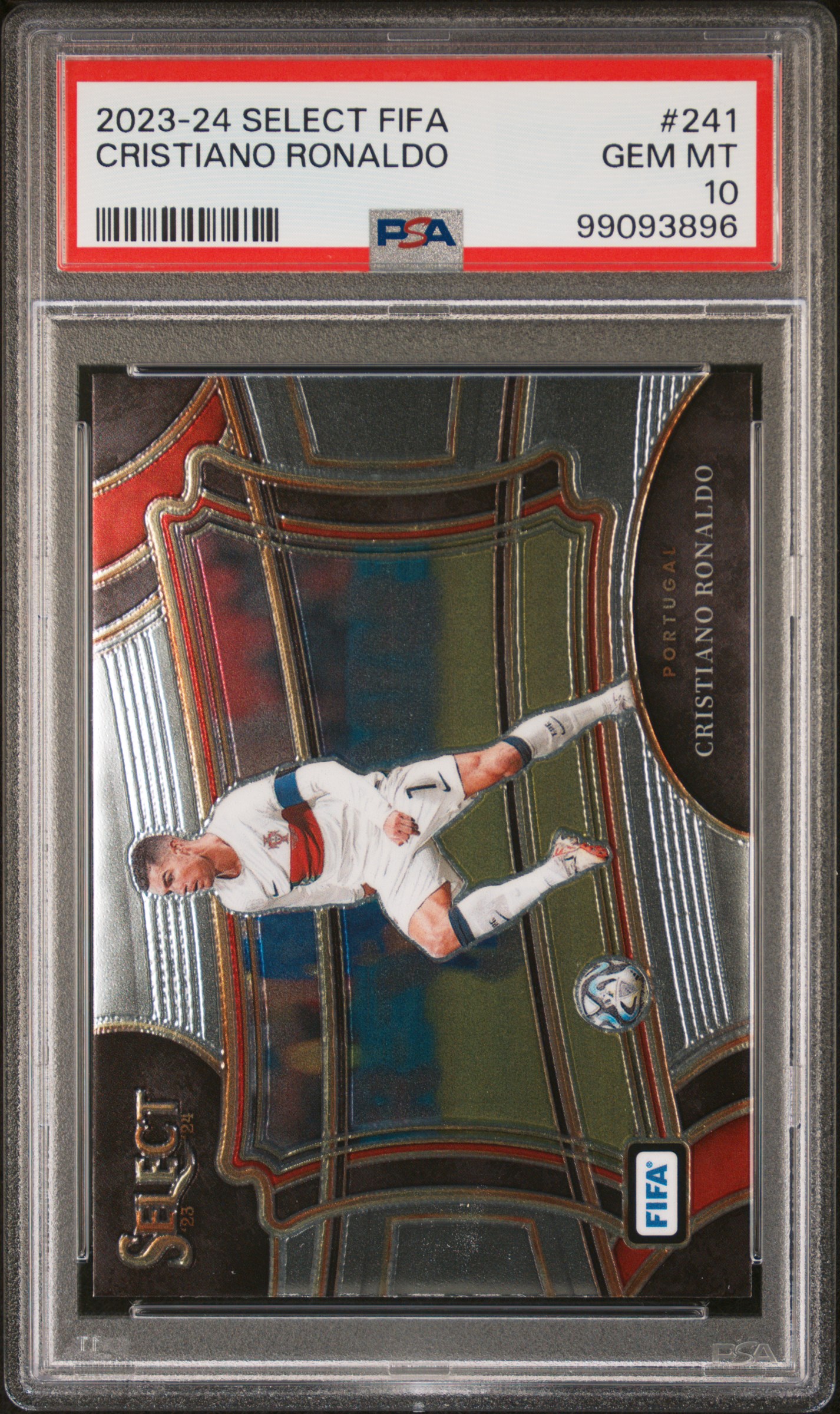 2023-24 Panini Select Fifa Cristiano Ronaldo #241 Gem Mt 10 front