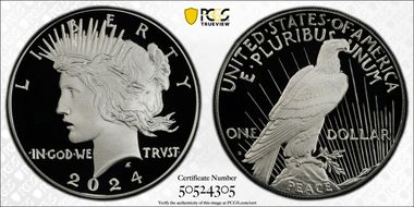 2024-S $1 Peace Dollar First Strike PR70DCAM