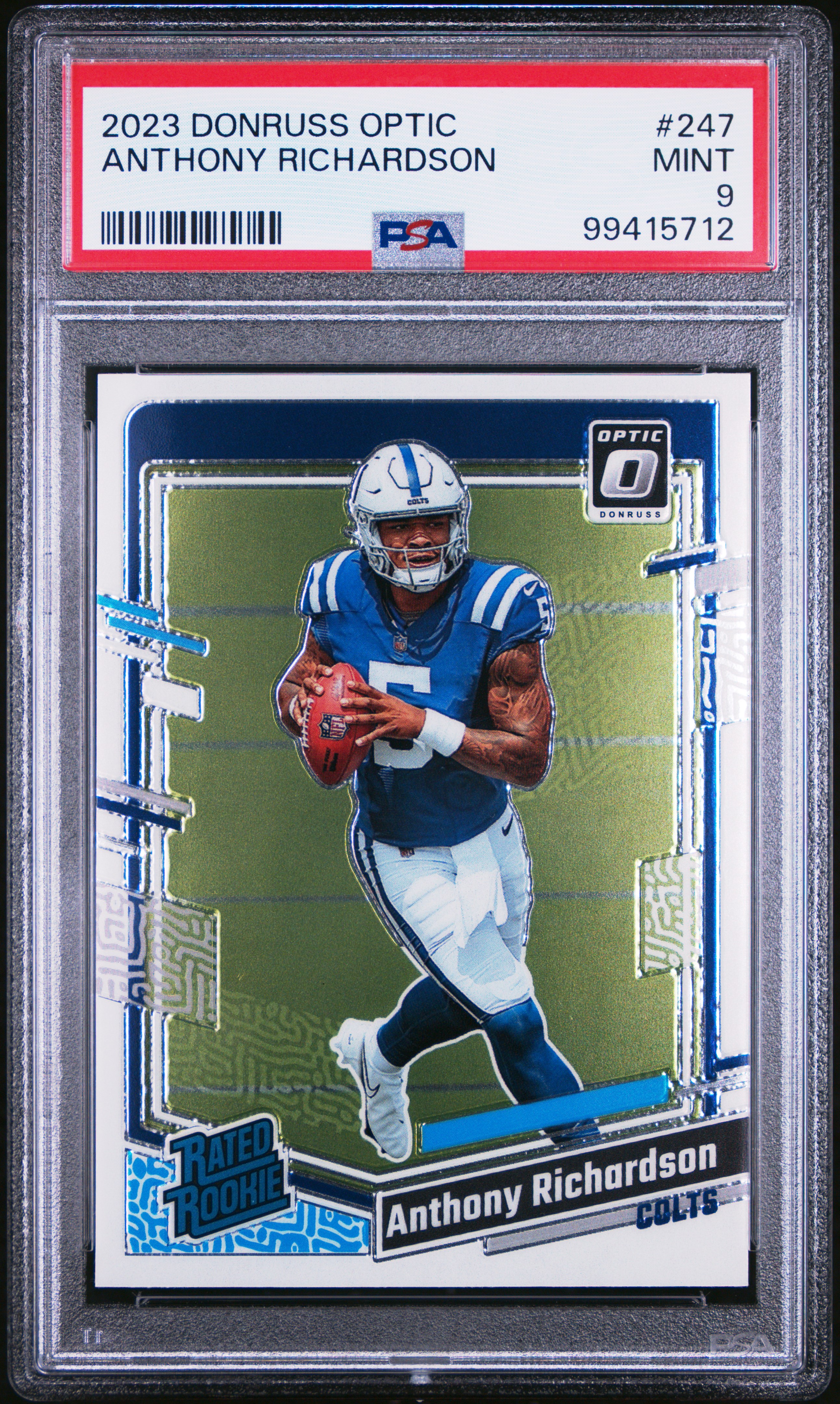 2023 Panini Donruss Optic Anthony Richardson #247 Mint 9 front