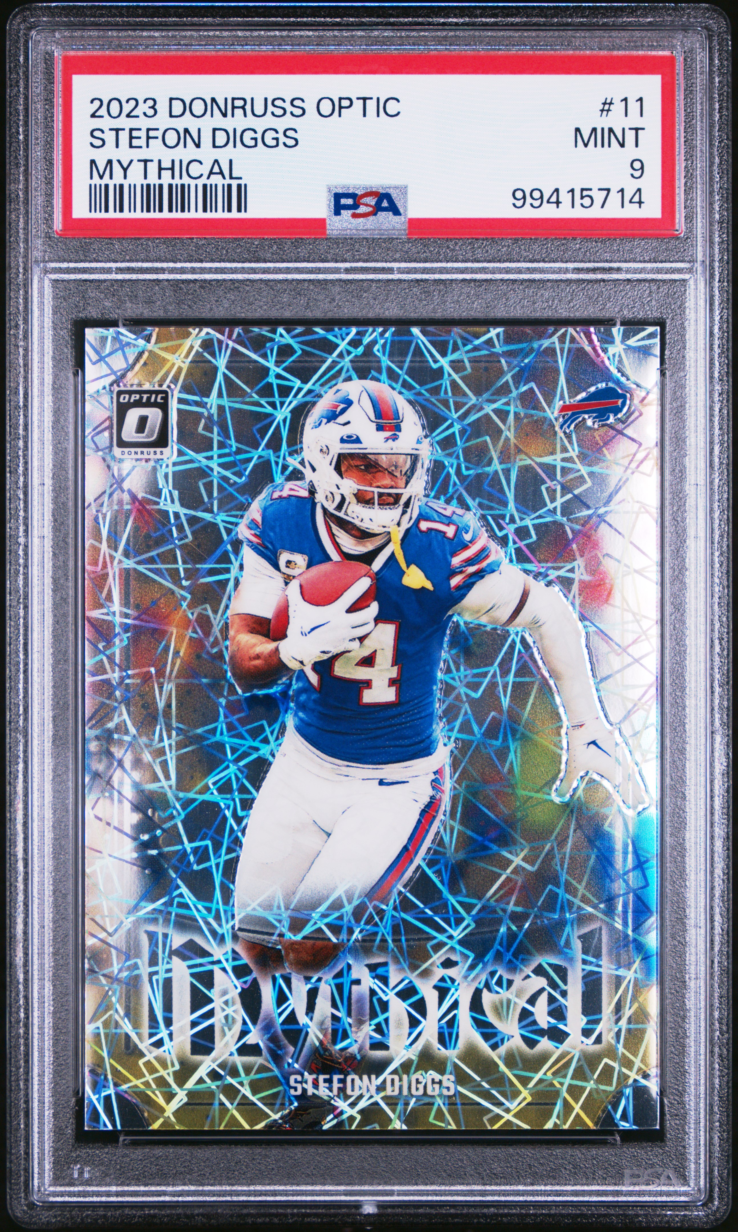 2023 Panini Donruss Optic Mythical Stefon Diggs #11 Mint 9 front