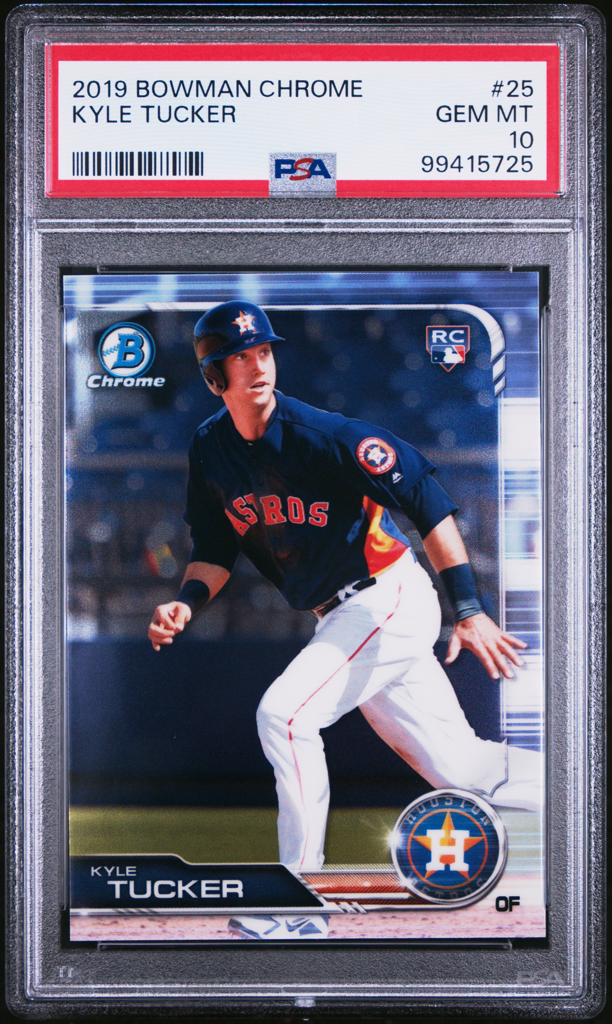 2019 Bowman Chrome Kyle Tucker #25 Gem Mt 10 front