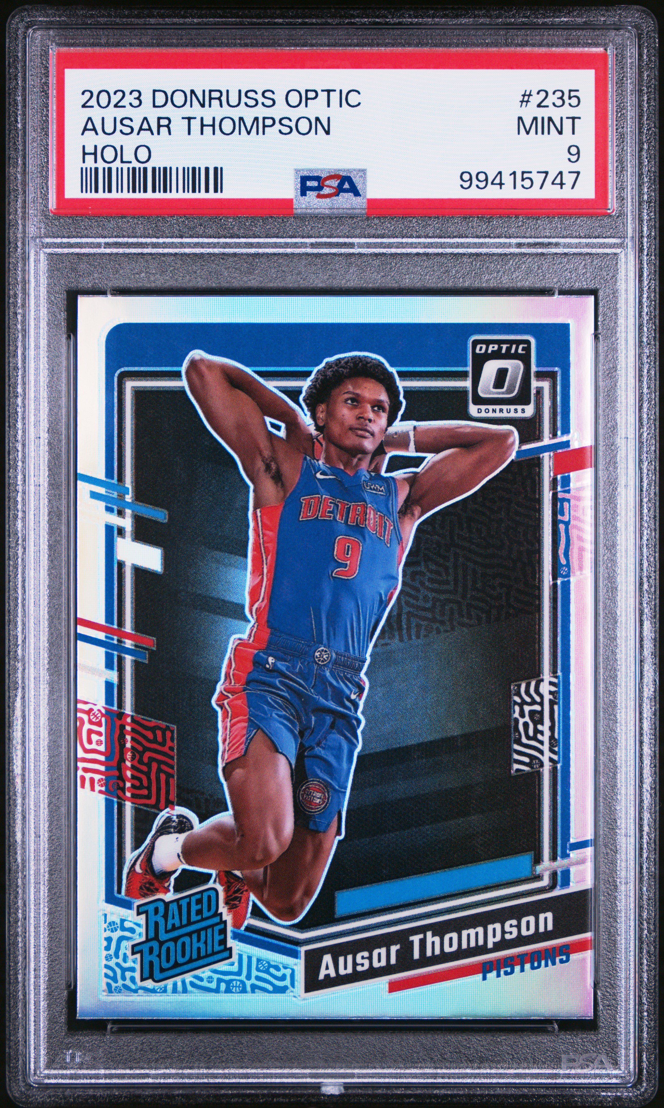 2023 Panini Donruss Optic Ausar Thompson #235 (Holo) Mint 9 front