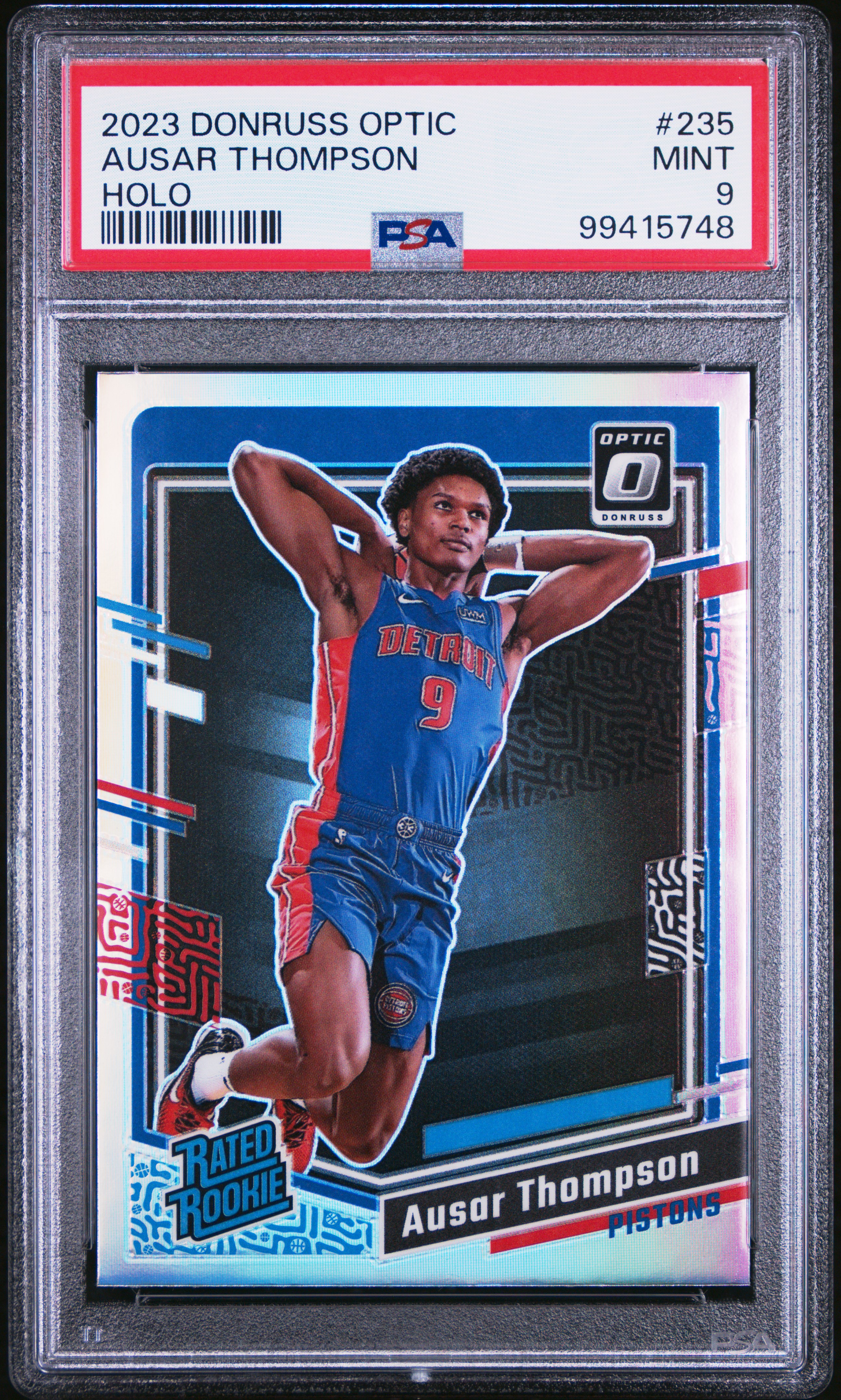 2023 Panini Donruss Optic Ausar Thompson #235 (Holo) Mint 9 front