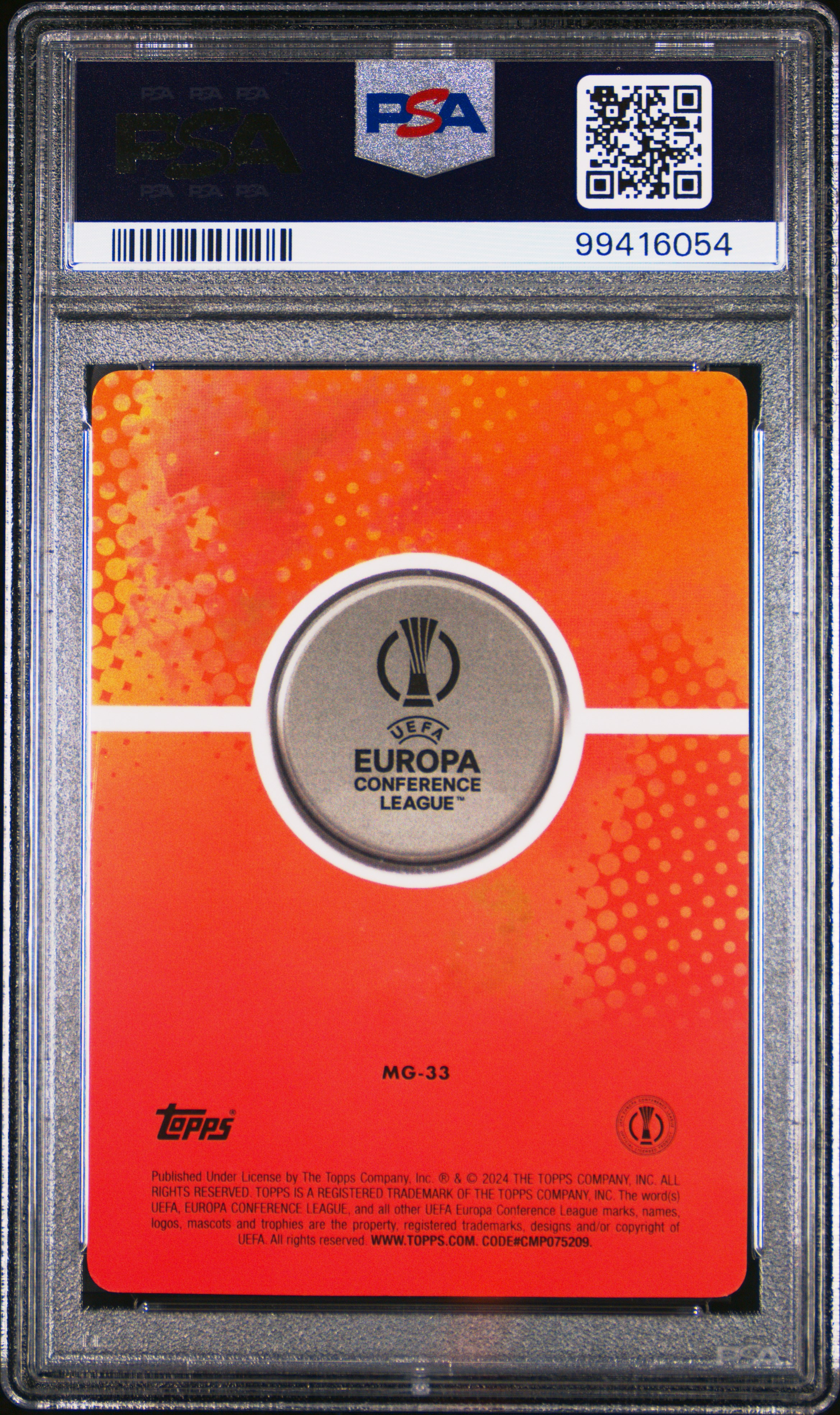 2023-24 Topps Merlin Uefa Club Competitions Merlin's Gamers Ibrahim Osman #Mg33 (Gamers-Gold Fireworks) Nm-Mt 8 back