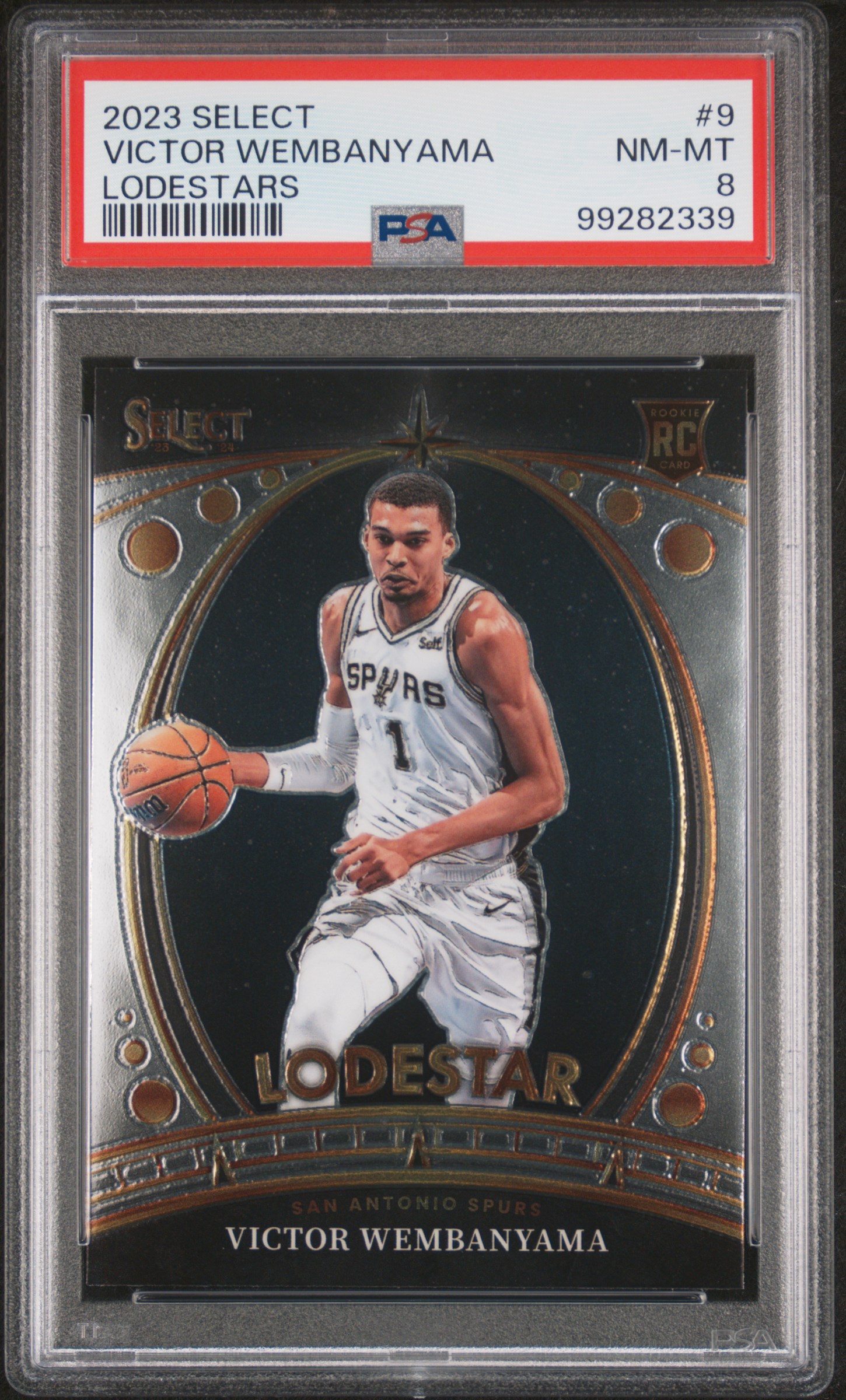 2023 Panini Select Lodestars Victor Wembanyama #9 Nm-Mt 8 front