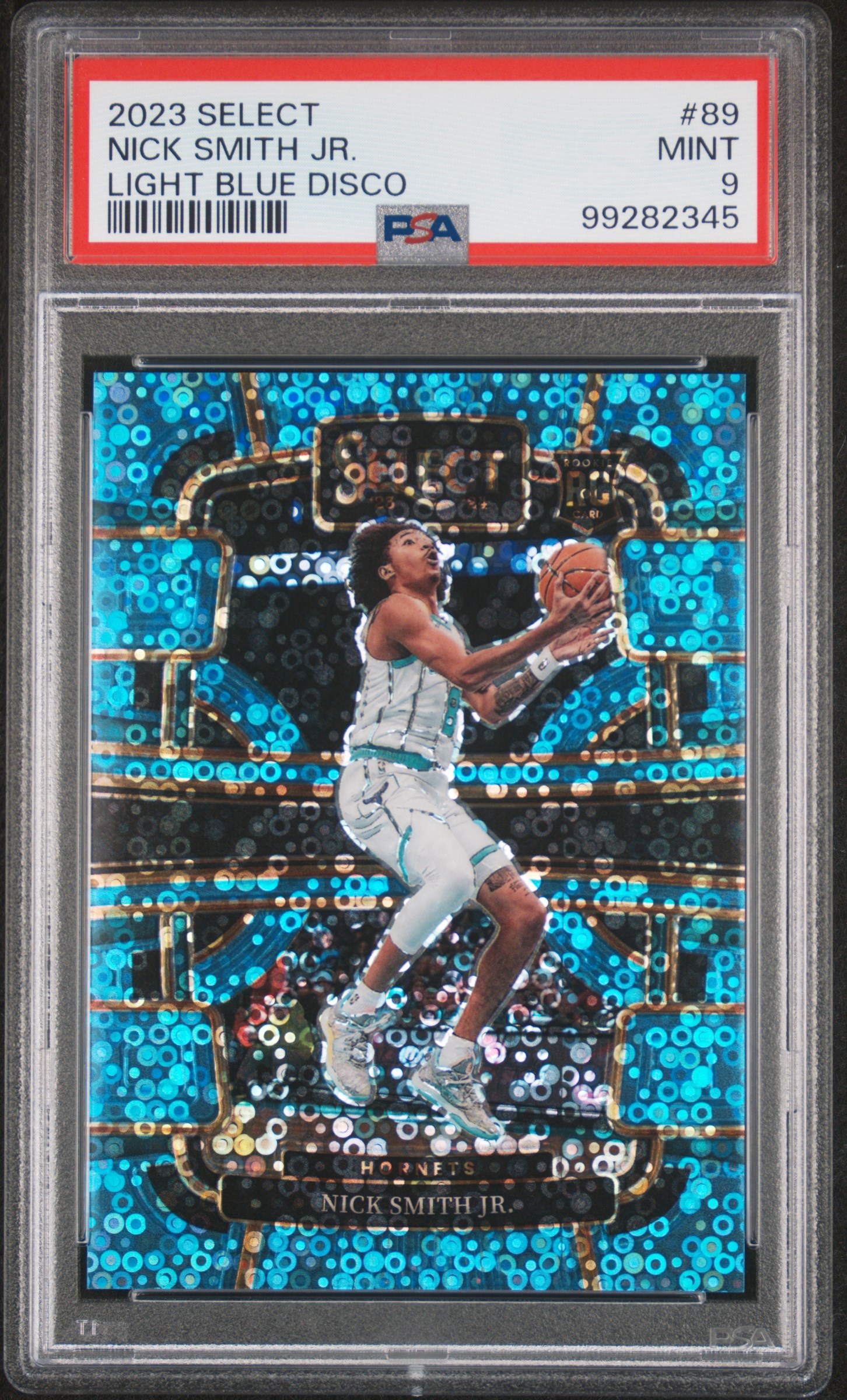 2023 Panini Select Nick Smith Jr. #89 (Light Blue Disco) Mint 9 front