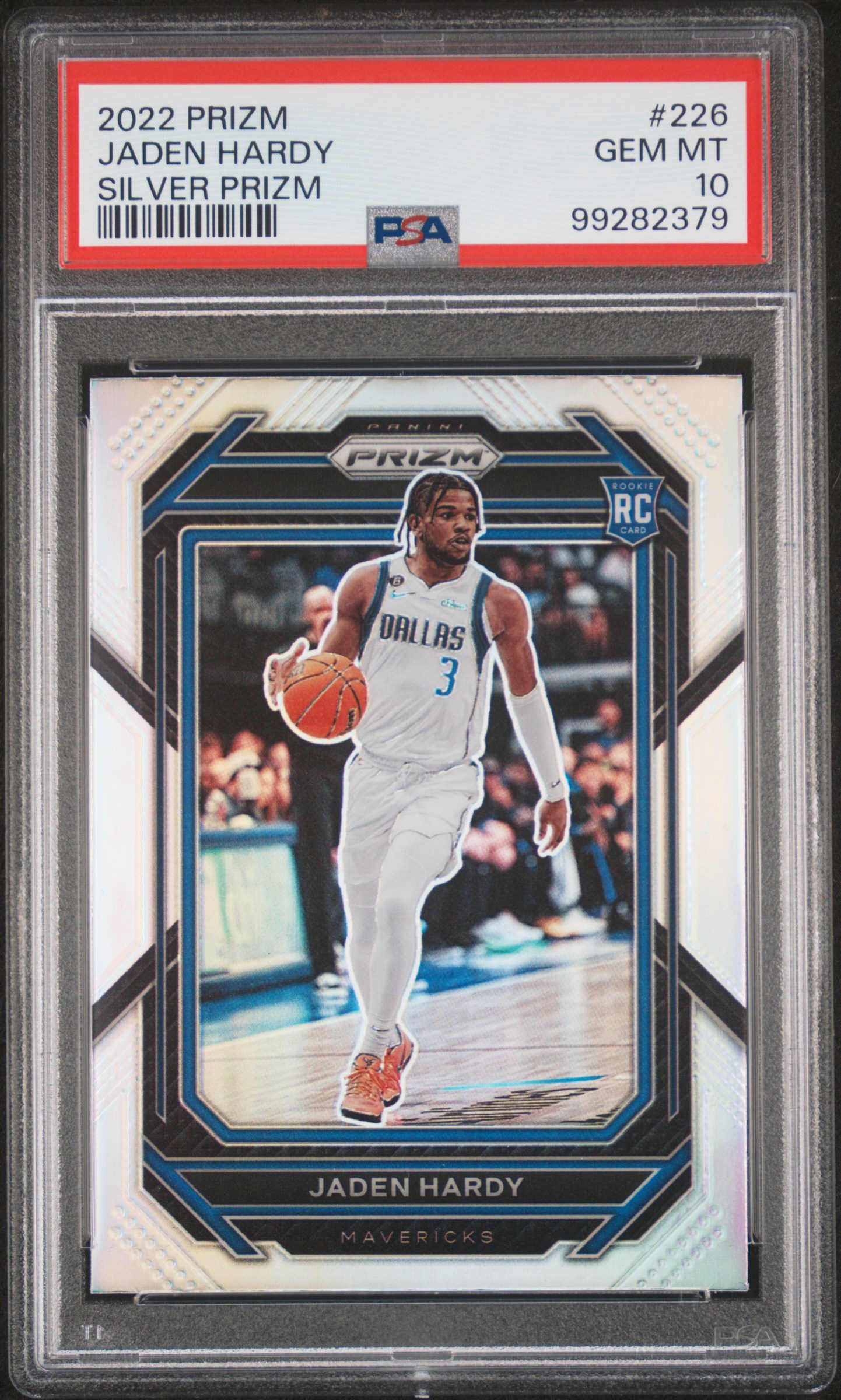 2022 Panini Prizm Jaden Hardy #226 (Silver Prizm) Gem Mt 10 front