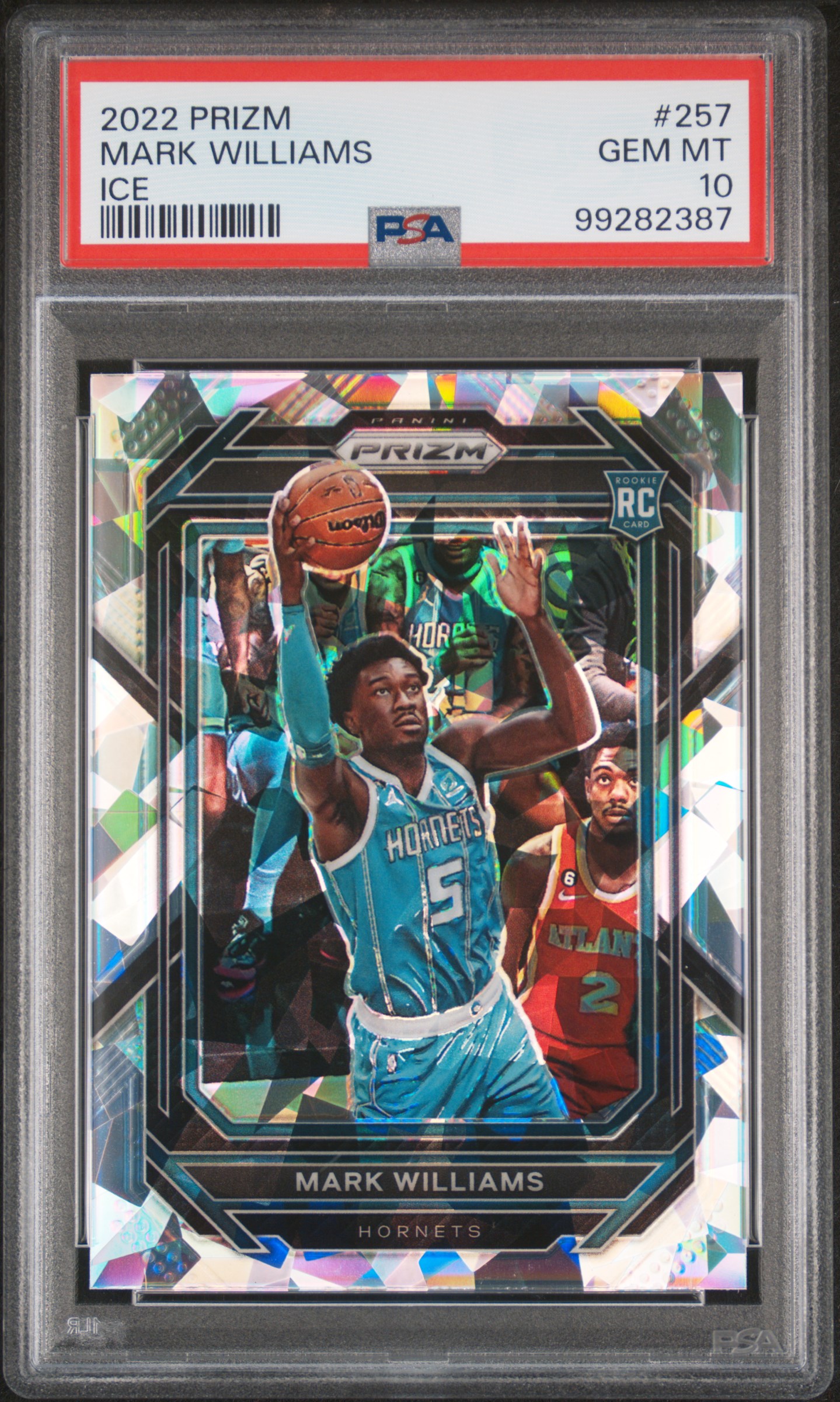 2022 Panini Prizm Mark Williams #257 (Ice) Gem Mt 10 front