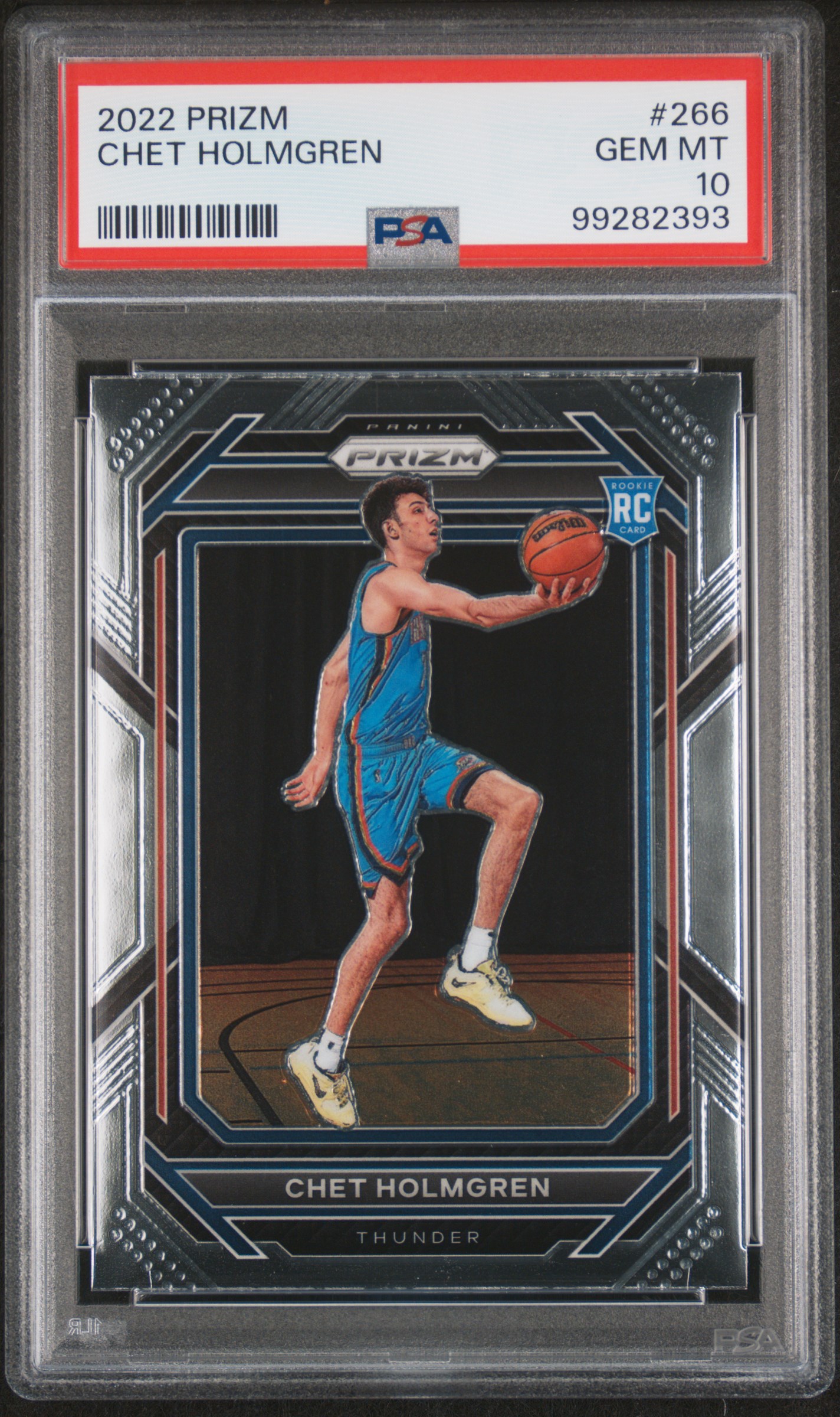 2022 Panini Prizm Chet Holmgren #266 Gem Mt 10 front