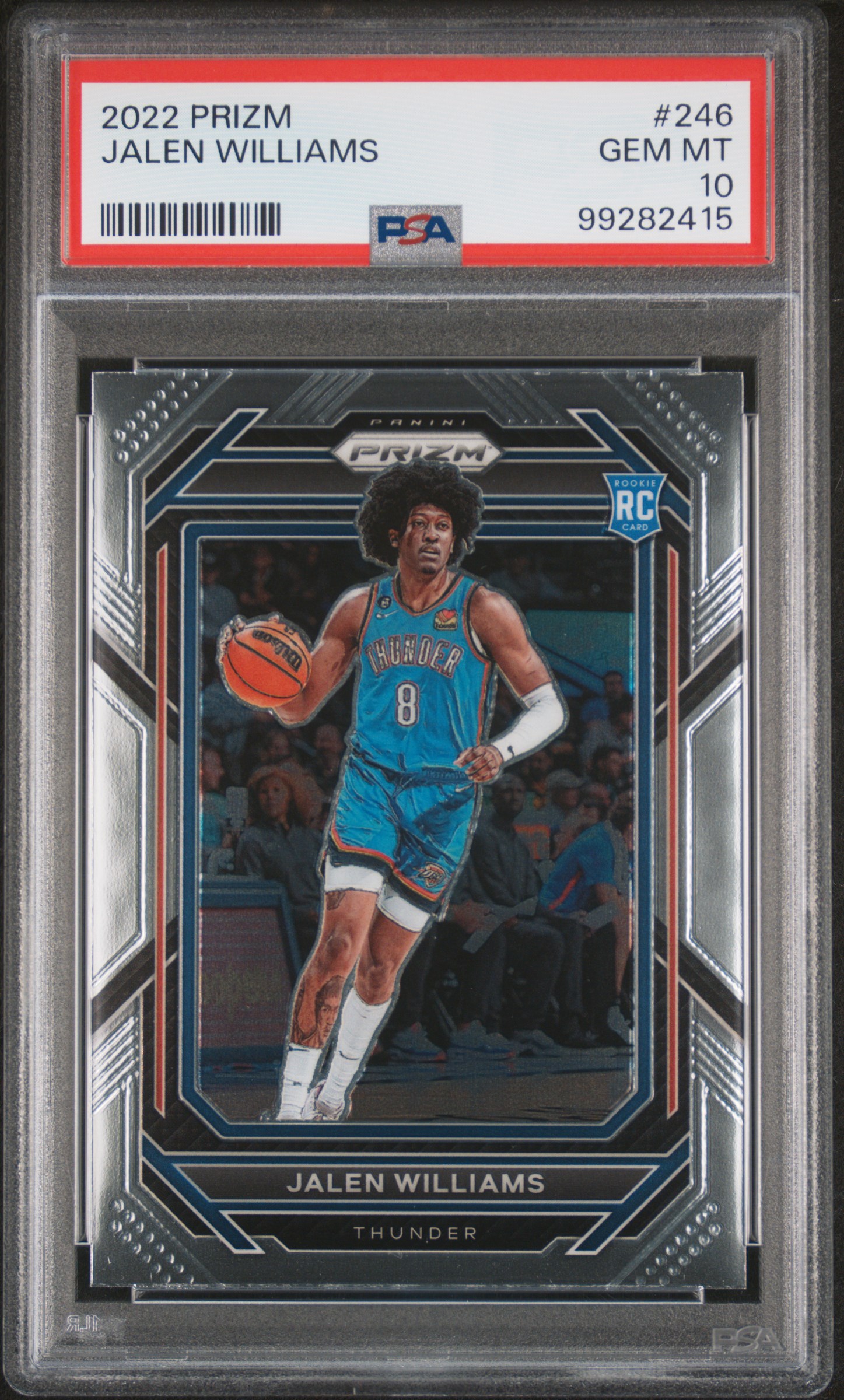 2022 Panini Prizm Jalen Williams #246 Gem Mt 10 front