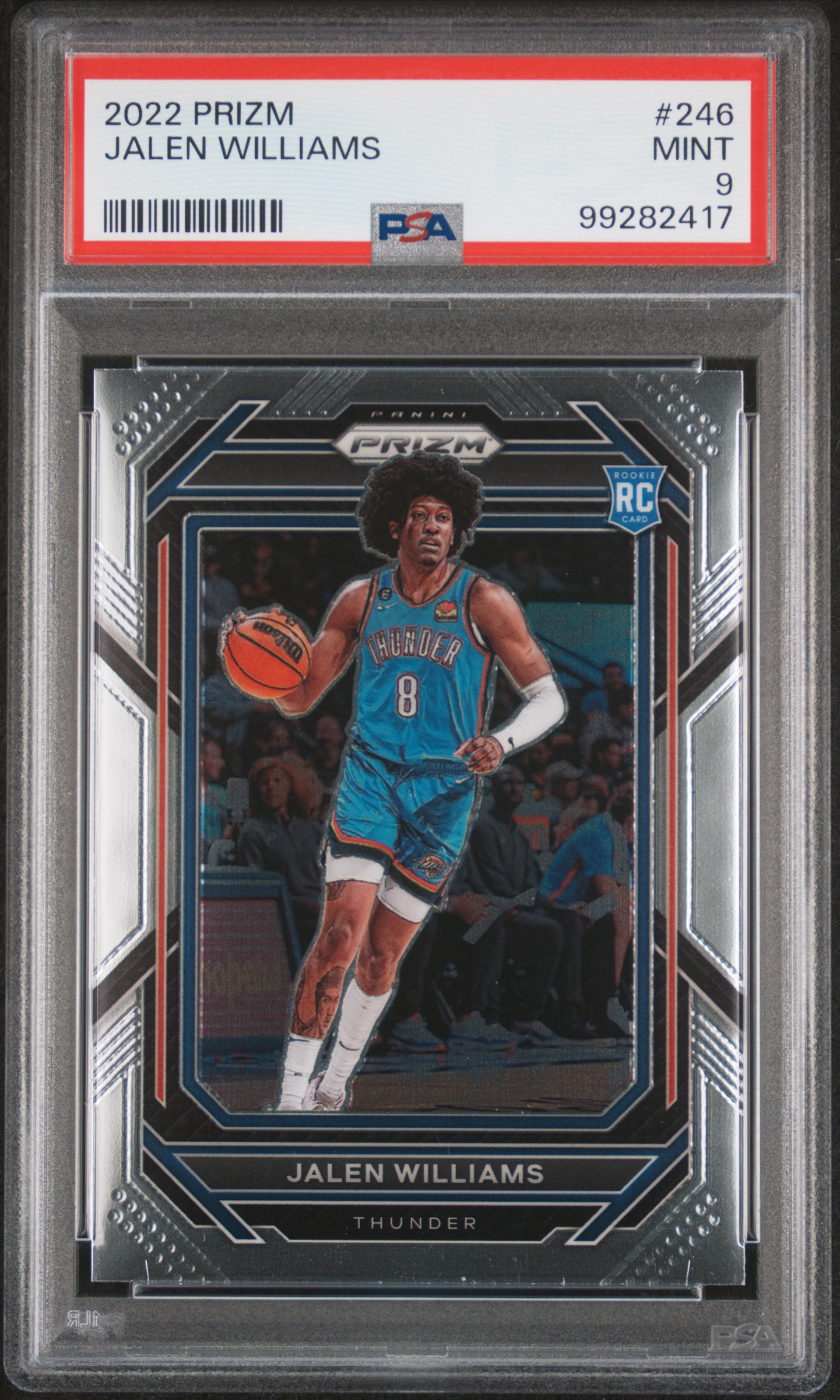 2022 Panini Prizm Jalen Williams #246 Mint 9 front