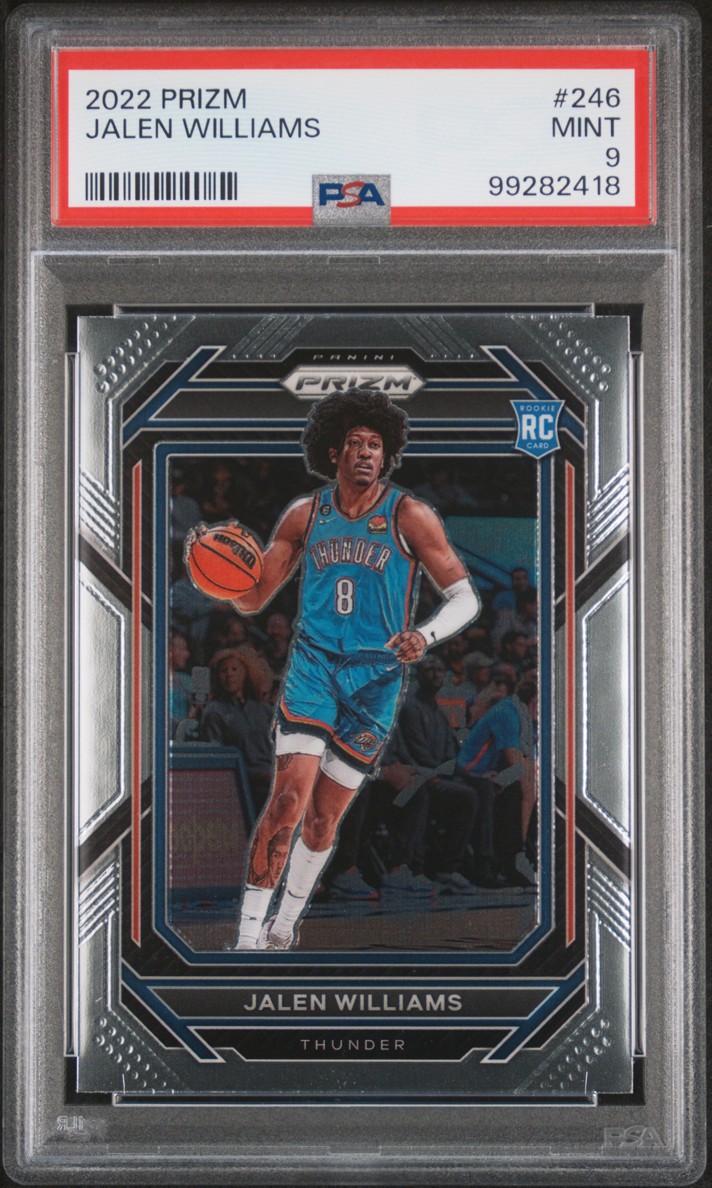 2022 Panini Prizm Jalen Williams #246 Mint 9 front