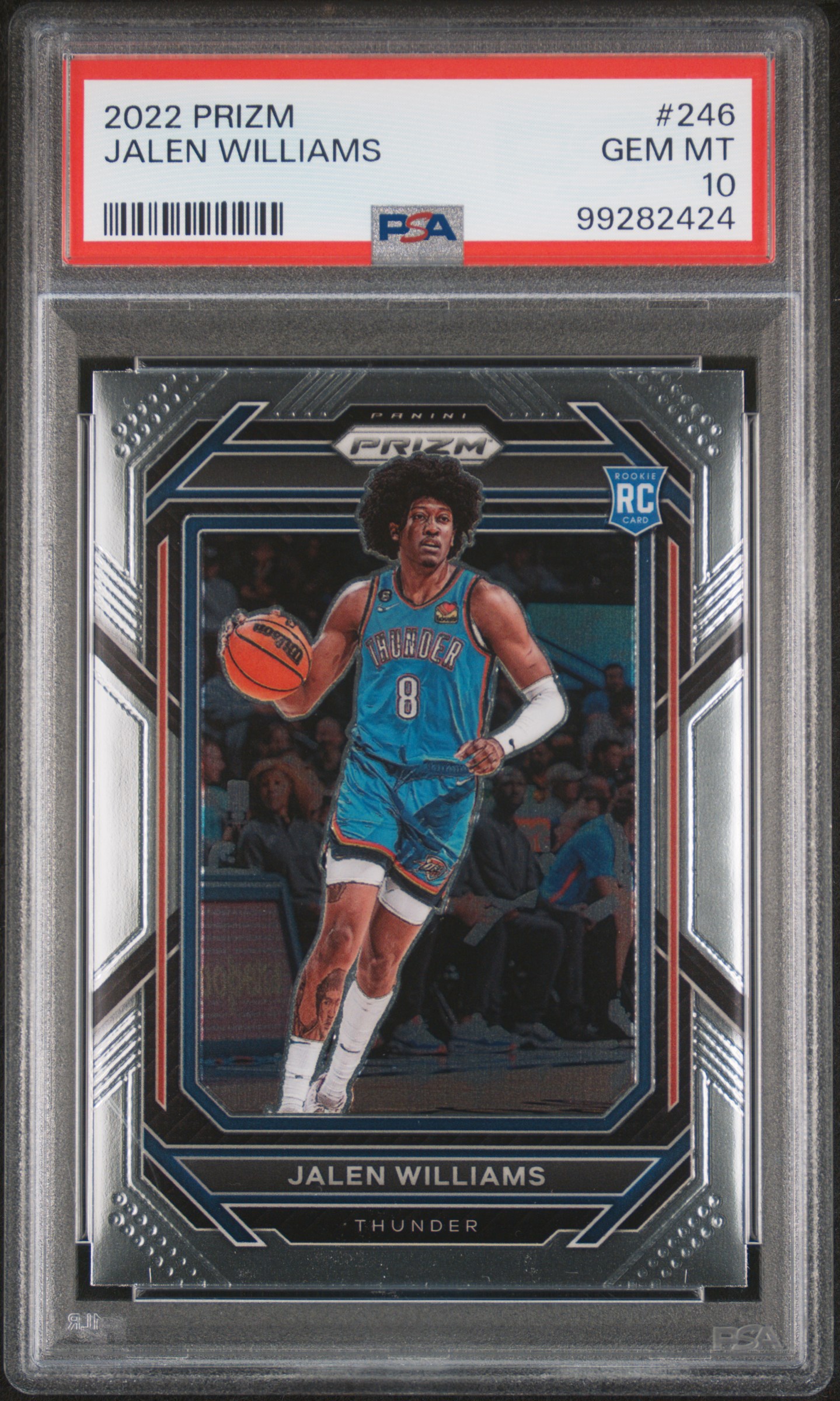 2022 Panini Prizm Jalen Williams #246 Gem Mt 10 front