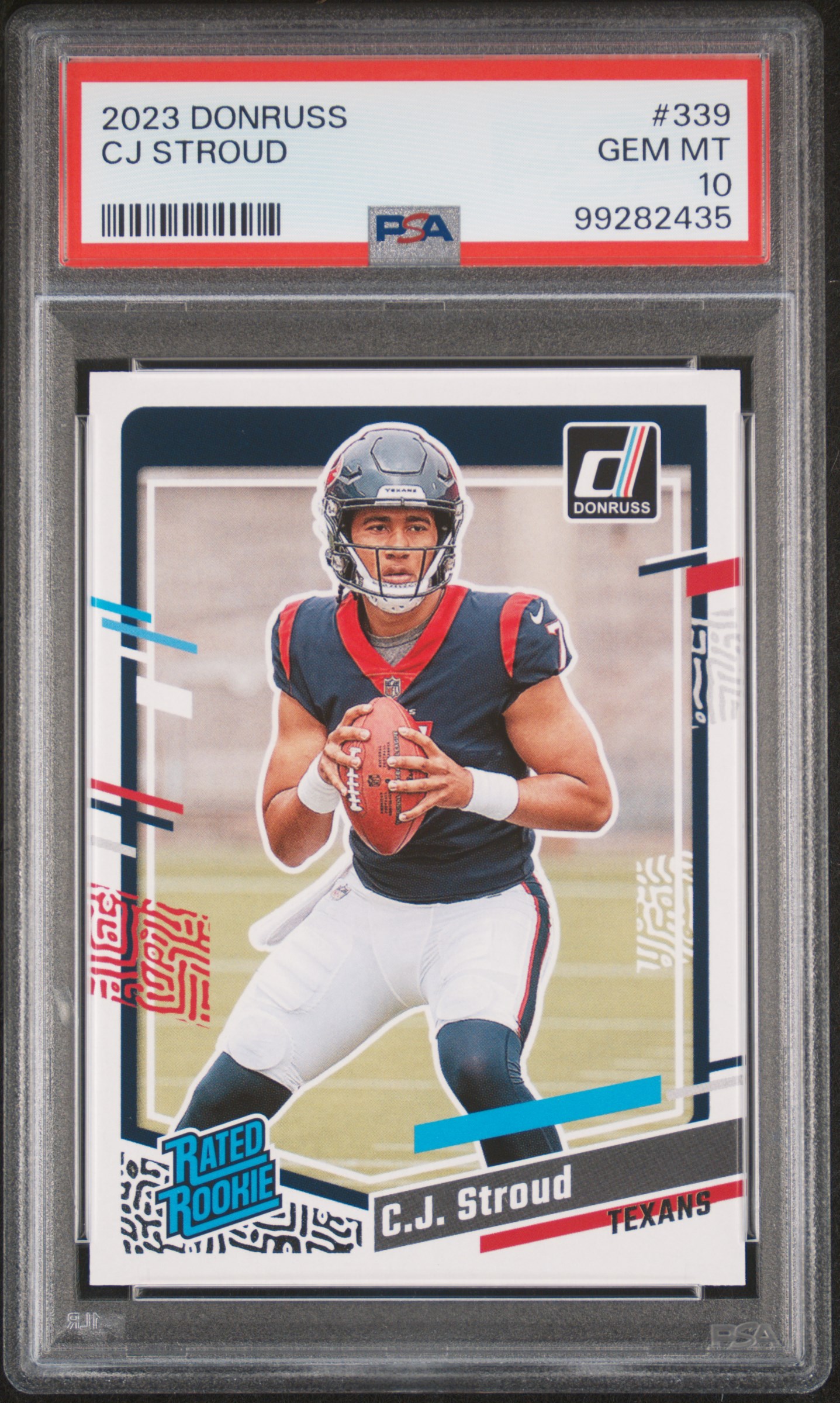 2023 Panini Donruss Cj Stroud #339 Gem Mt 10 front