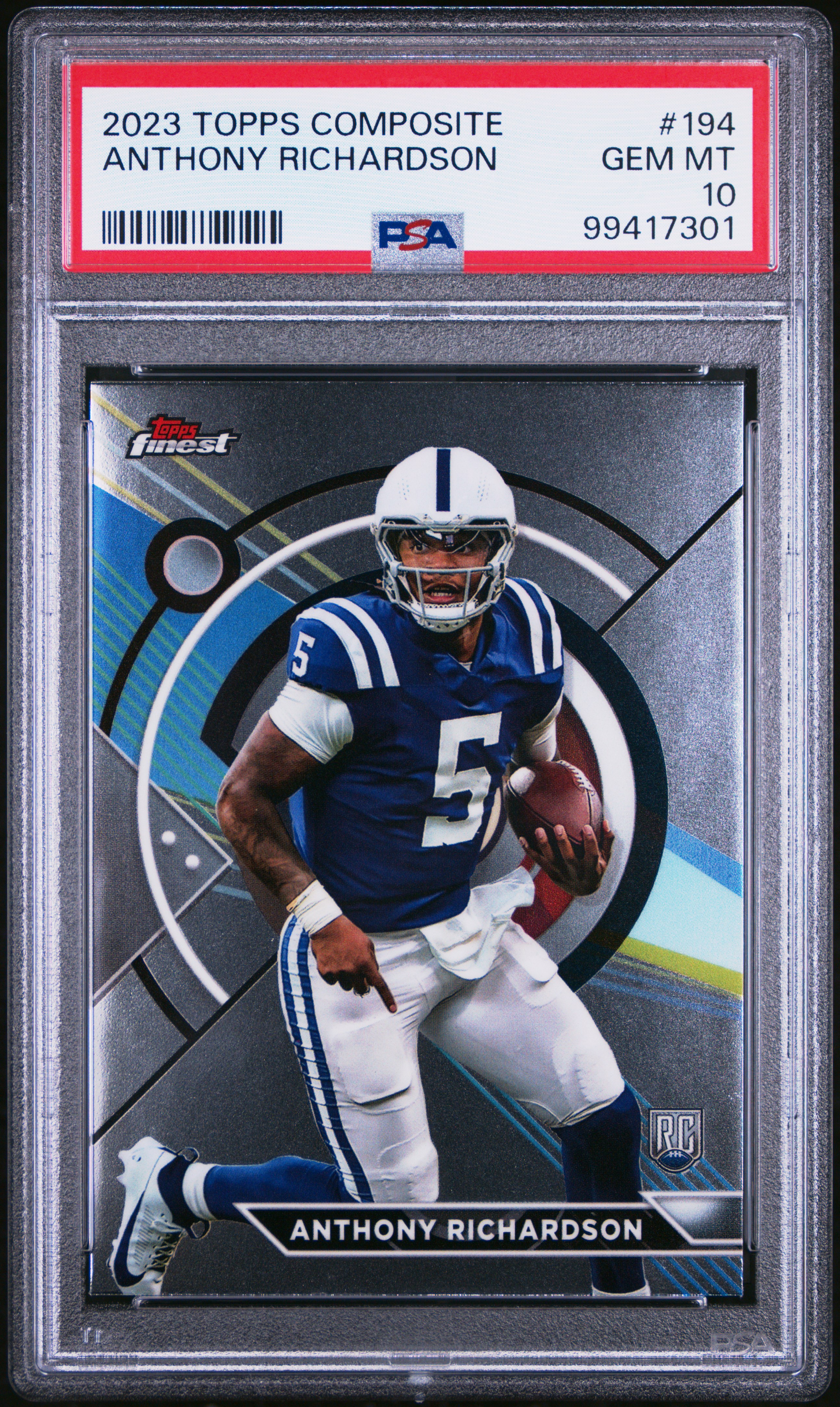 2023 Topps Composite Anthony Richardson #194 Gem Mt 10 front