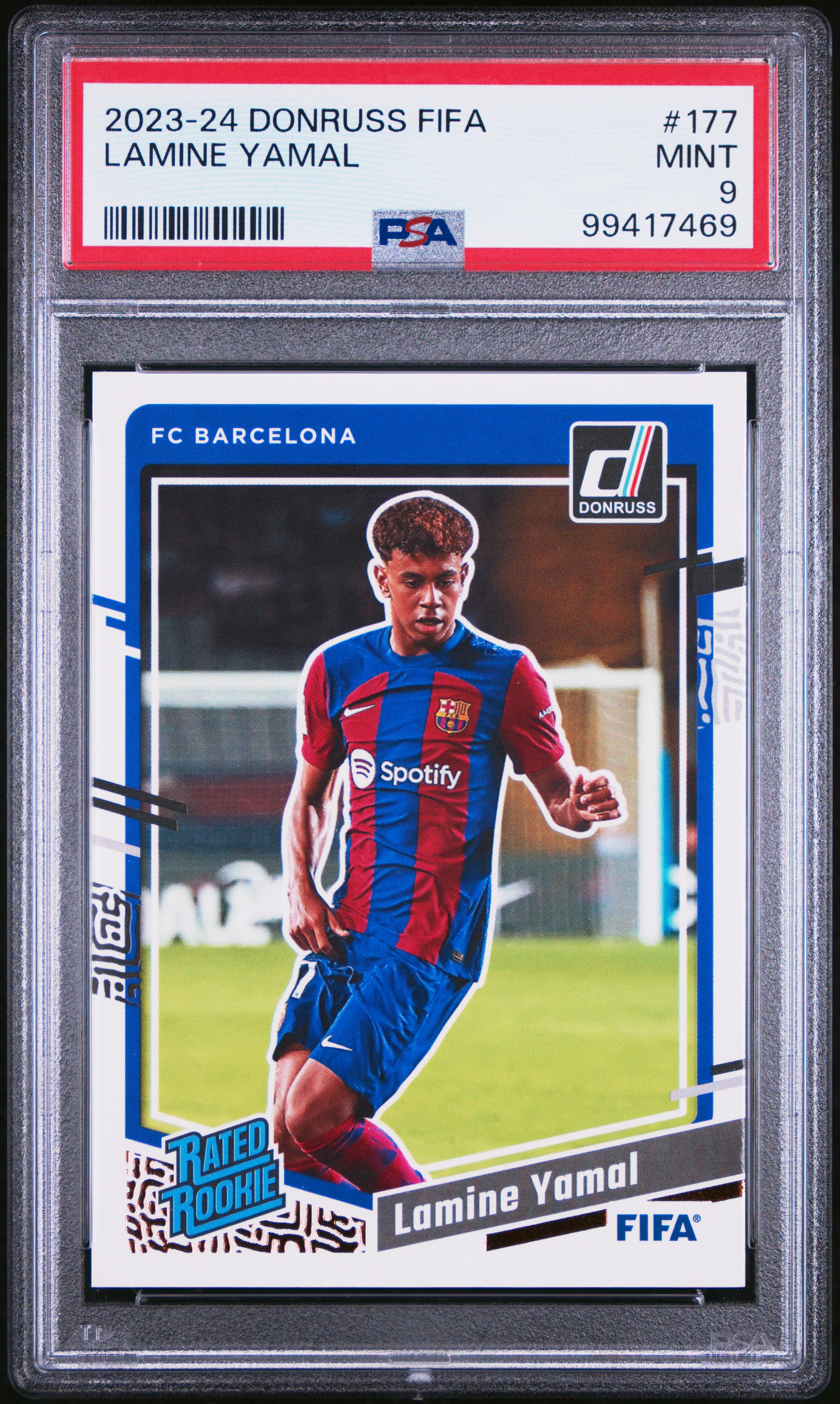 2023-24 Panini Donruss Fifa Lamine Yamal #177 Mint 9 front