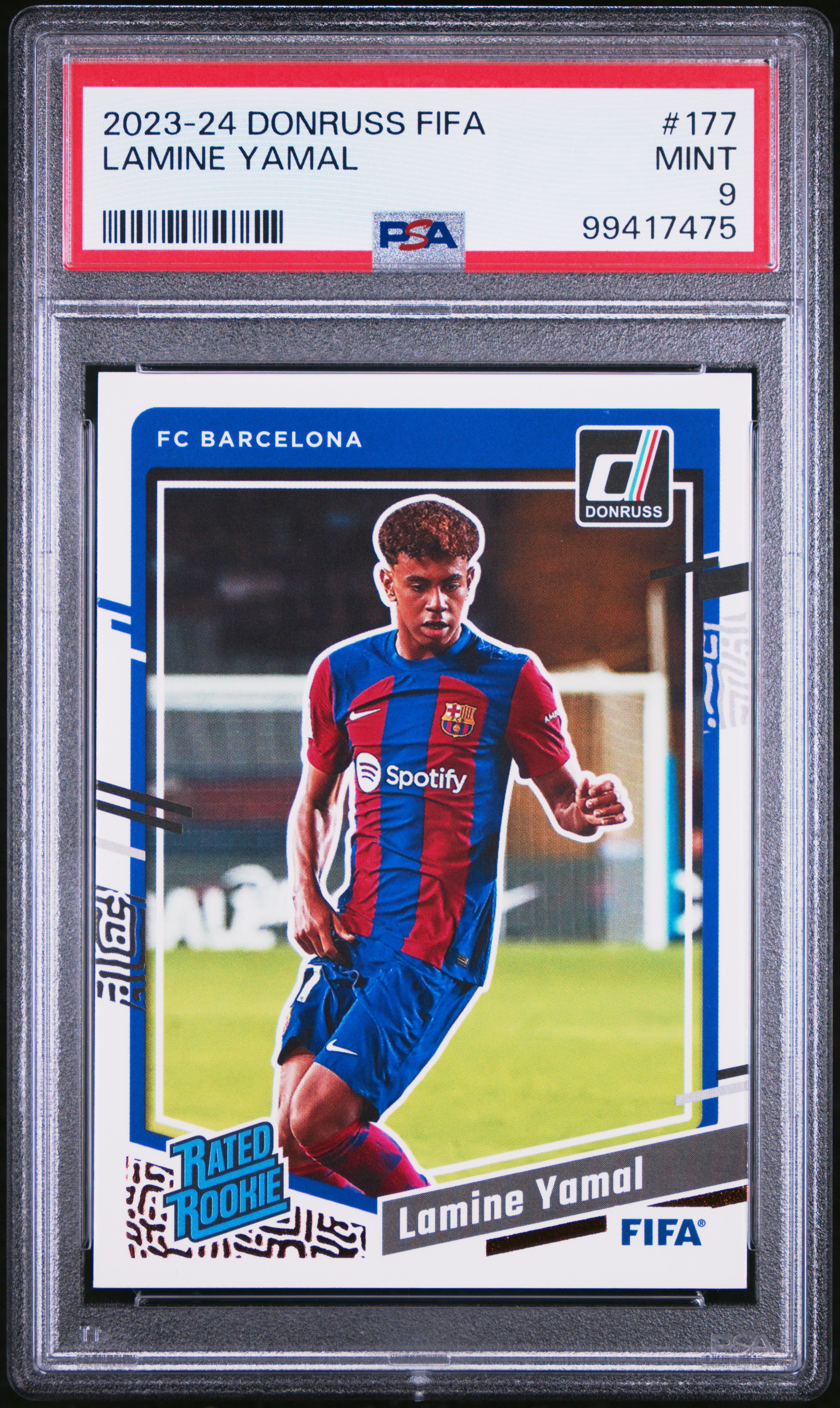 2023-24 Panini Donruss Fifa Lamine Yamal #177 Mint 9 front