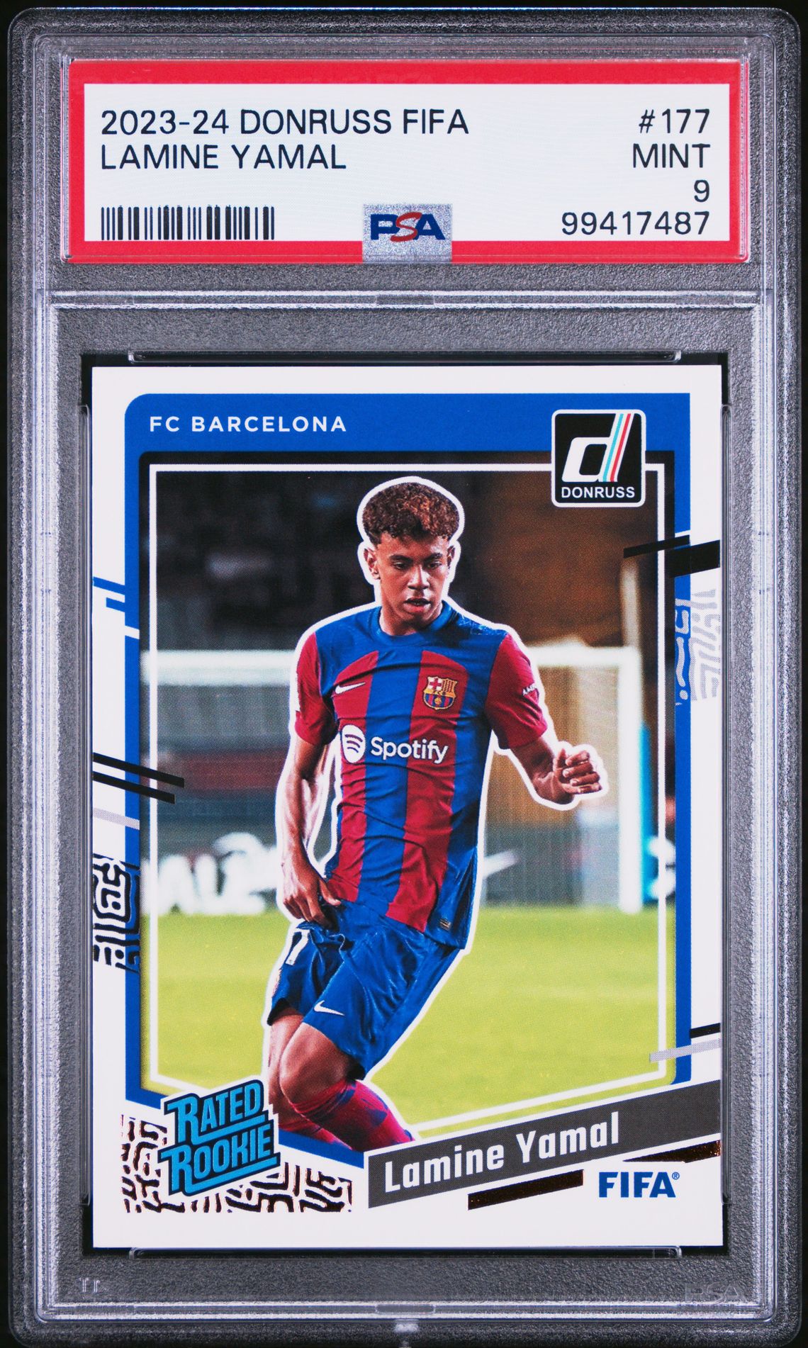 2023-24 Panini Donruss Fifa Lamine Yamal #177 Mint 9 front