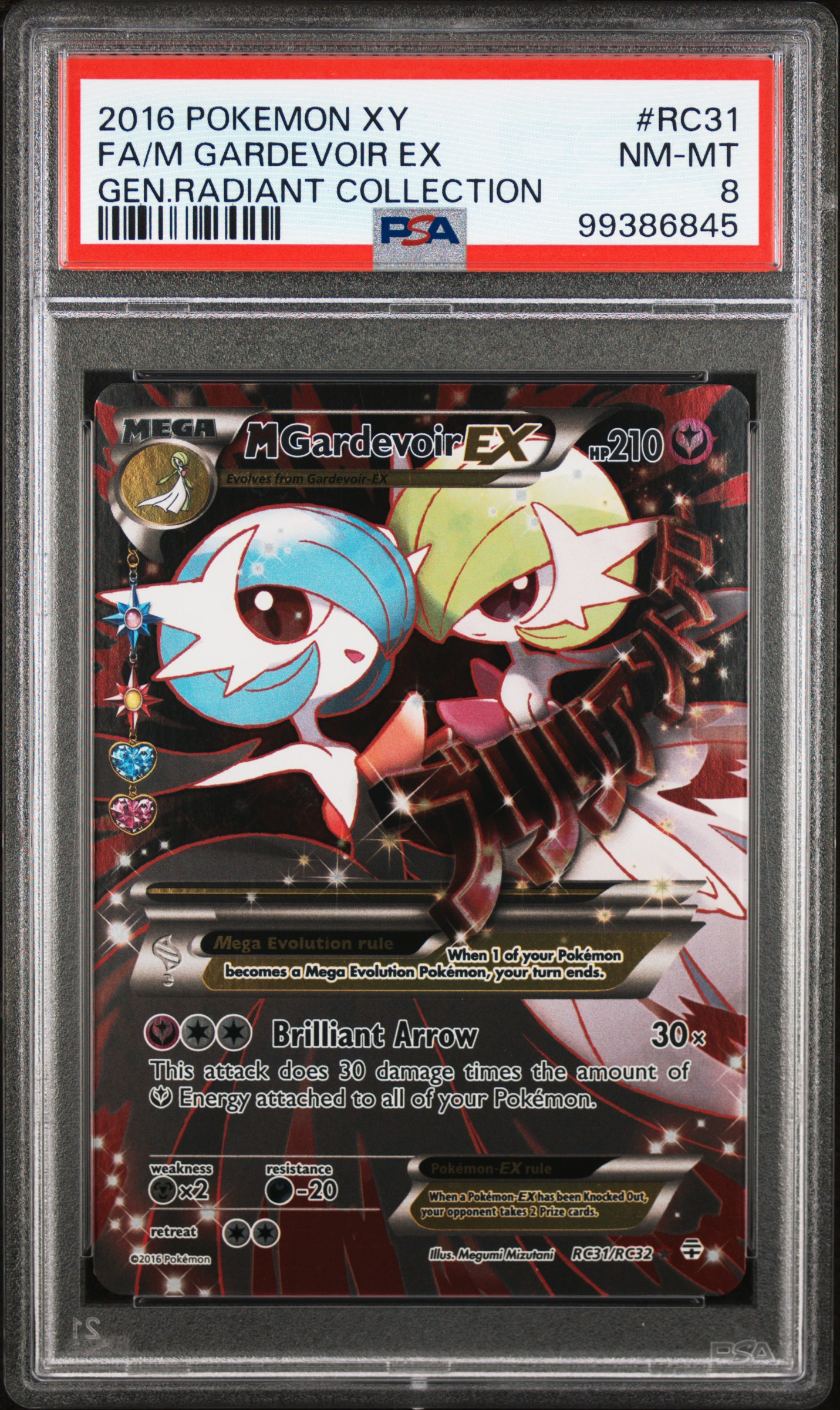 2016 Pokemon Xy Generations Radiant Collection Fa/M Gardevoir Ex #Rc31 (Gen.radiant Collection) Nm-Mt 8 front
