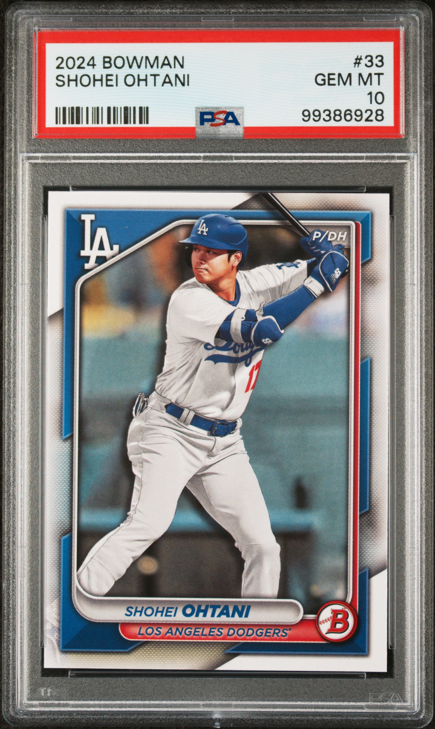 2024 Bowman Shohei Ohtani #33 Gem Mt 10 front