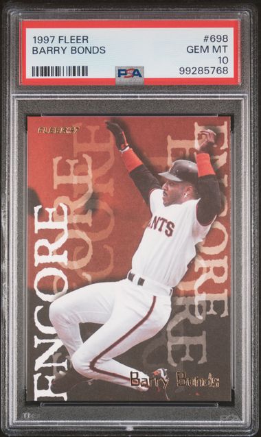 Fleer Barry Bonds front