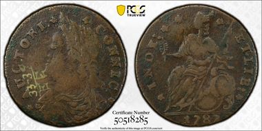 1787 CT 1/2P DB Left, Miller 33.30-EE VF25BN