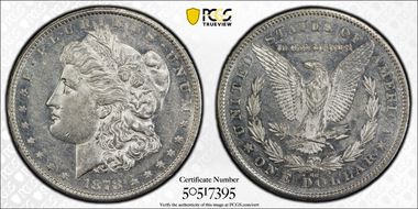 1878-CC $1 AU53
