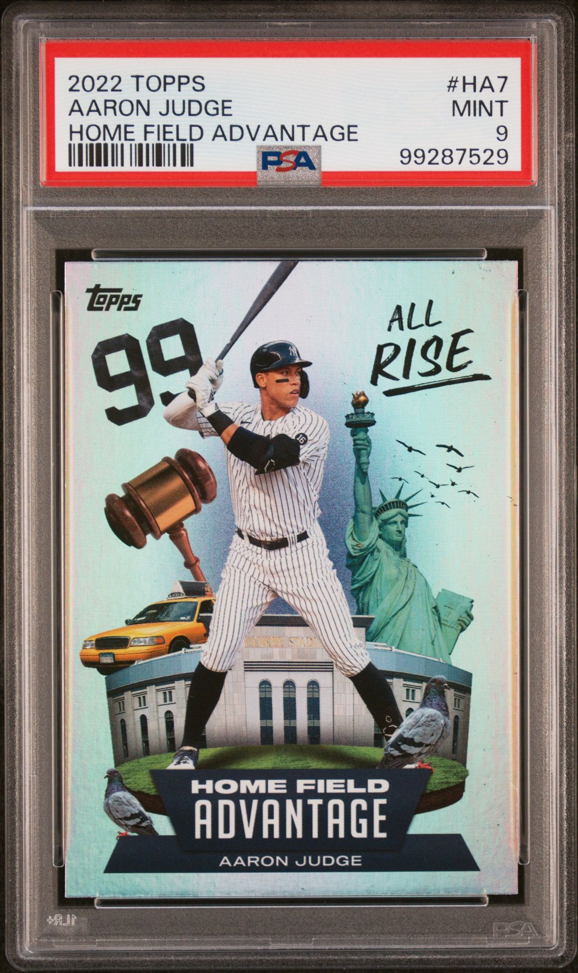 2022 Topps Home Field Advantage Aaron Judge #Ha7 (Home Field Advantage) Mint 9 front
