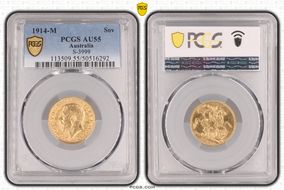 1914-M Sov S-3999 AU55